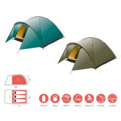 Grand Canyon Topeka 3 Zelt Capulet Olive Damen, Herren -Geschäft für Outdoor-Campingausrüstung grand canyon topeka 3 olive 330026 01 gross