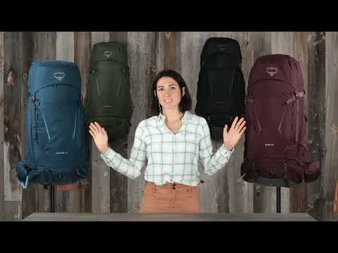 Osprey Kestrel 58 Rucksack Black Herren 4 Osprey Kestrel 58 Rucksack Black Herren – Bild 2