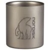Nordisk Titanium Mug 220 Ml Titan-Becher Damen, Herren 1 Nordisk Titanium Mug 220 Ml Titan-Becher Damen, Herren -Geschäft für Outdoor-Campingausrüstung nordisk titanium mug double wall 220ml 119010 gross 1280x1280