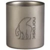 Nordisk Titanium Mug 450 Ml Becher Damen, Herren -Geschäft für Outdoor-Campingausrüstung nordisk titanium mug double wall 450ml 119011 gross 1280x1280