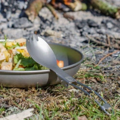 Nordisk Titanium Spork Klappbesteck -Geschäft für Outdoor-Campingausrüstung nordisk titanium spork 119025 02 gross