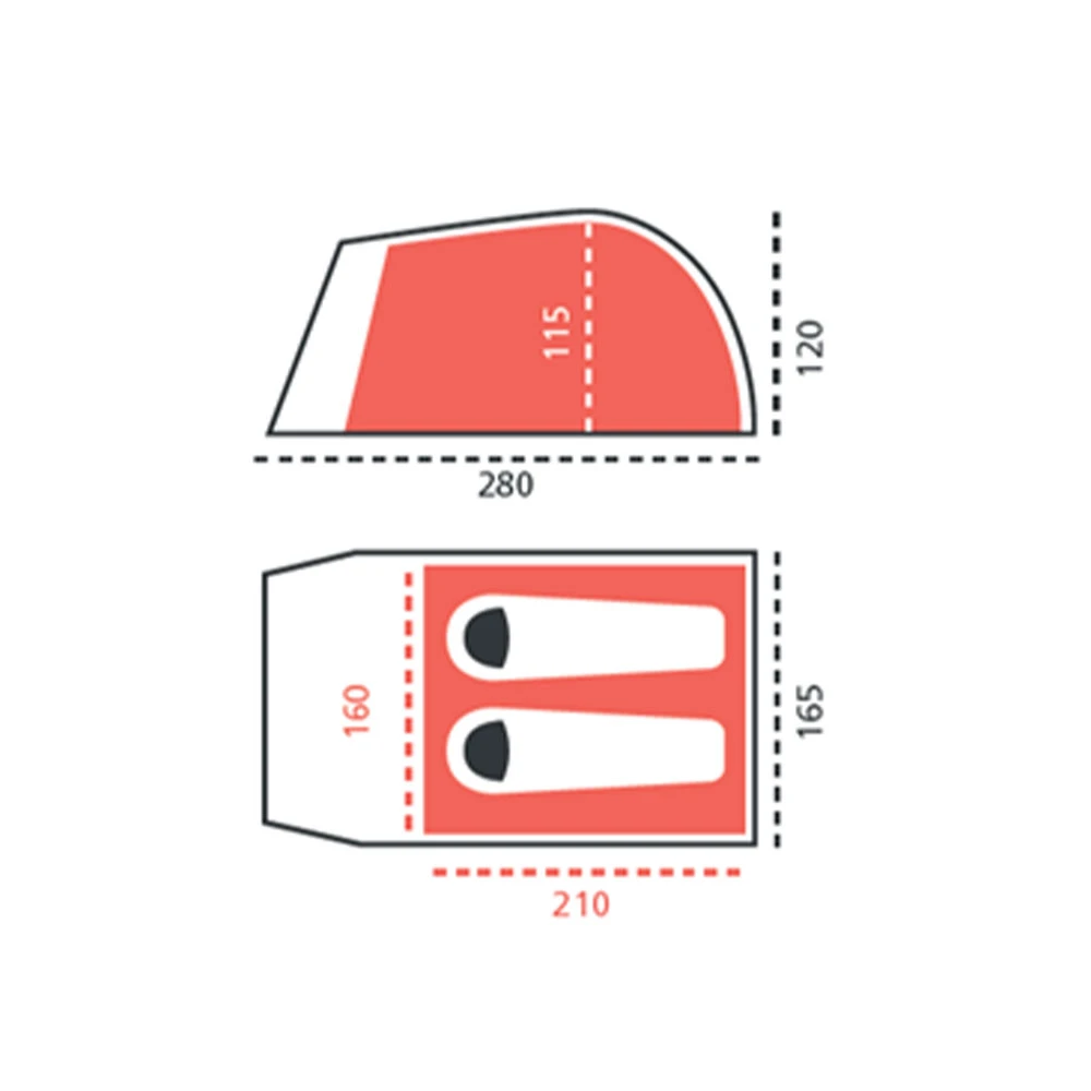 Grand Canyon Topeka 2 Zelt Blue Grass Damen, Herren 10 Grand Canyon Topeka 2 Zelt Blue Grass Damen, Herren – Bild 8