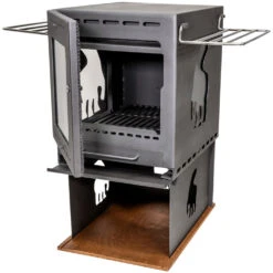 Nordisk Torden Wood Burner Set Holzofen Grey