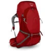 Osprey Atmos AG 50 Wanderrucksack Rigby Red Herren -Geschäft für Outdoor-Campingausrüstung osprey atmos 50 5 100 2 2 rigby red gross