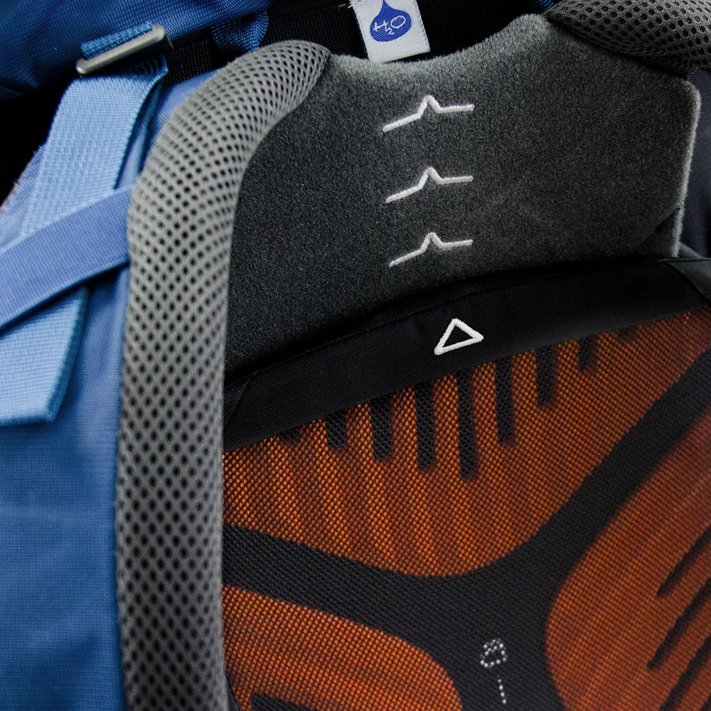 Osprey Kestrel 48 Wanderrucksack Loch Blue Herren – Bild 3