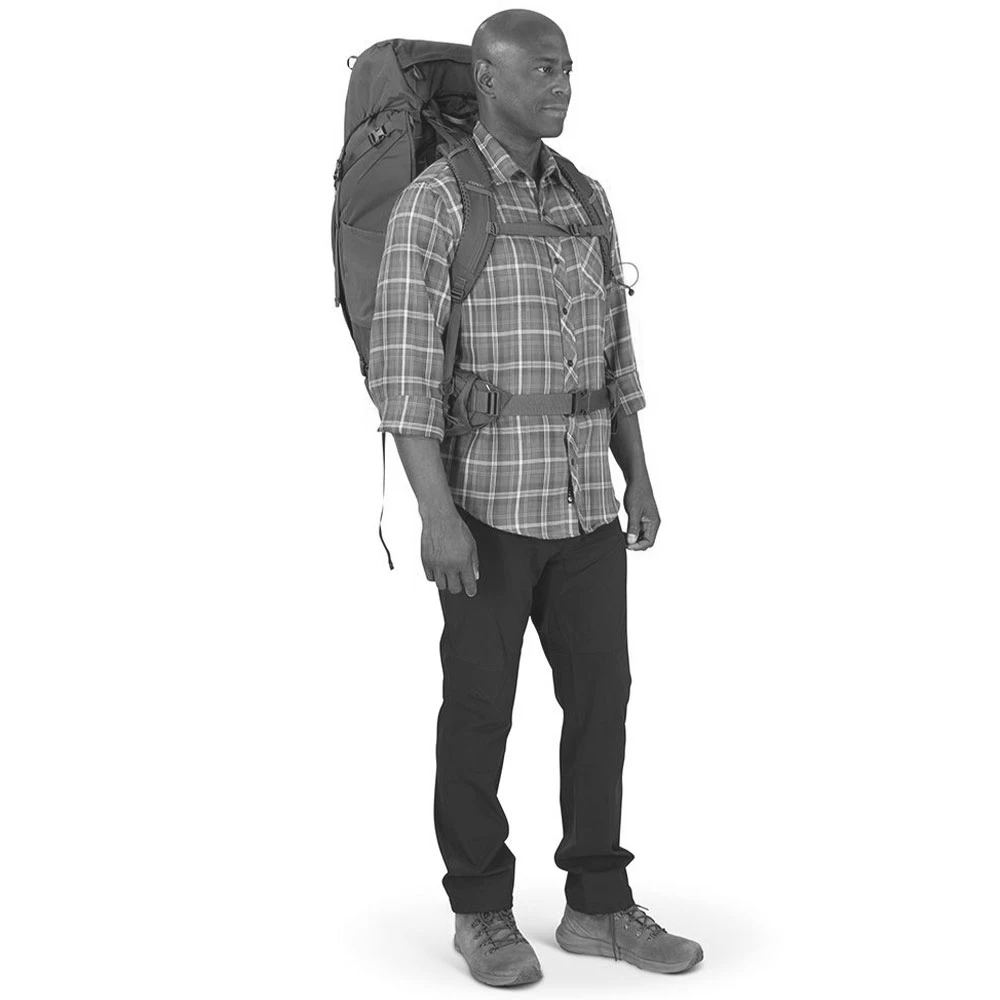 Osprey Kestrel 58 Rucksack Black Herren 8 Osprey Kestrel 58 Rucksack Black Herren – Bild 6