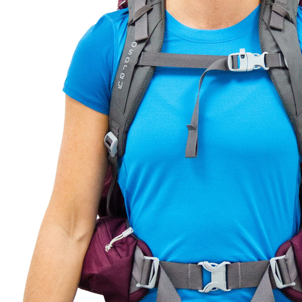 Osprey Renn 65 Trekkingrucksack Cinder Grey Damen 9 Osprey Renn 65 Trekkingrucksack Cinder Grey Damen – Bild 7