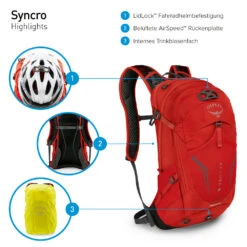 Osprey Syncro 12 Bike-Bag Black Herren -Geschäft für Outdoor-Campingausrüstung osprey syncro 12 5 051 0 0 black 03 grossder7xlWl3XV47