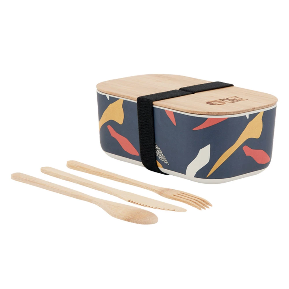 Picture Ebi Bento Set Brotbüchse Mit Besteck DK Petals 4 Picture Ebi Bento Set Brotbüchse Mit Besteck DK Petals – Bild 2