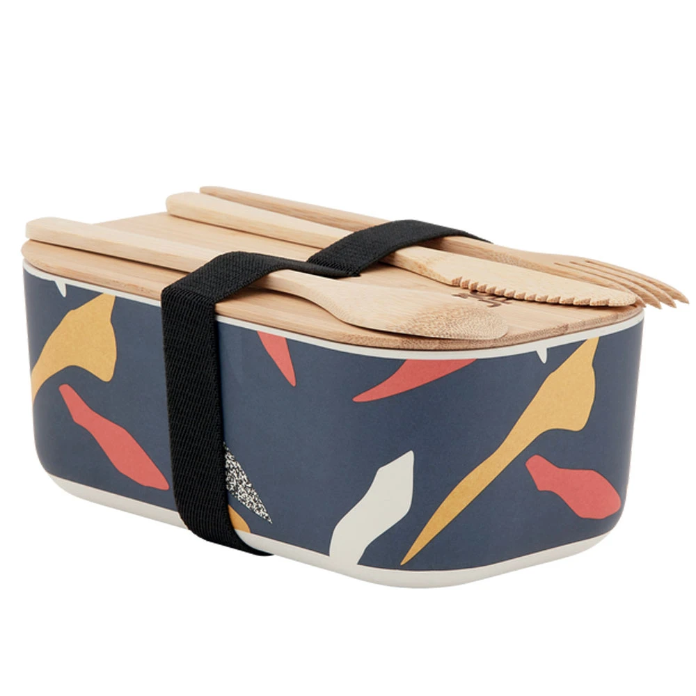 Picture Ebi Bento Set Brotbüchse Mit Besteck DK Petals 3 Picture Ebi Bento Set Brotbüchse Mit Besteck DK Petals