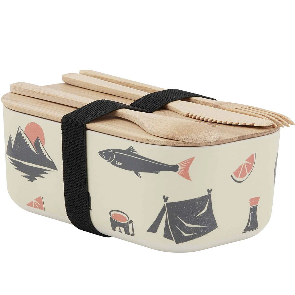 Picture Ebi Bento Set Brotbüchse Mit Besteck Fooding Damen, Herren 3 Picture Ebi Bento Set Brotbüchse Mit Besteck Fooding Damen, Herren