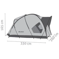 Salewa Alpine Hut 4 Zelt Cactus/Grey Damen, Herren -Geschäft für Outdoor-Campingausrüstung salewa alpine hut 4 5604 5311 02 grossYBflAEQaDcVC3