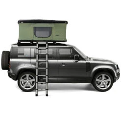 Thule Basin Hartschalen-Dachzelt Black/Olive Green Damen, Herren -Geschäft für Outdoor-Campingausrüstung thule basin 901017 black green 01 gross