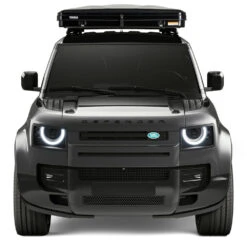 Thule Basin Hartschalen-Dachzelt Black/Olive Green Damen, Herren -Geschäft für Outdoor-Campingausrüstung thule basin 901017 black green 03 gross