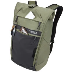 Thule Paramount Commuter 18L Tagesrucksack Olivine Green Damen, Herren -Geschäft für Outdoor-Campingausrüstung thule paramount commuter pack 18l 3204730 olivine green 04 gross