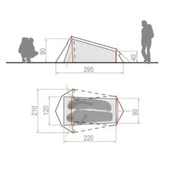 Vaude Arco 1-2P Tunnel-Zelt Mossy Green Damen, Herren -Geschäft für Outdoor-Campingausrüstung vaude arco 1 2 122571480 mossy green 02 grossKcvxDIL8a8dpu