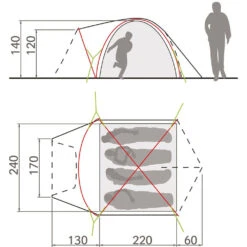 Vaude Campo Grande XT 4 Kuppelzelt Chute Green Damen, Herren 9 Vaude Campo Grande XT 4 Kuppelzelt Chute Green Damen, Herren -Geschäft für Outdoor-Campingausrüstung vaude campo grande xt chute green 14227 4590 03 gross