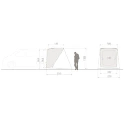 Vaude Drive Van Trunk Autovorzelt Linen Damen, Herren -Geschäft für Outdoor-Campingausrüstung vaude drive van trunk 15473 781 0 linen 05 gross