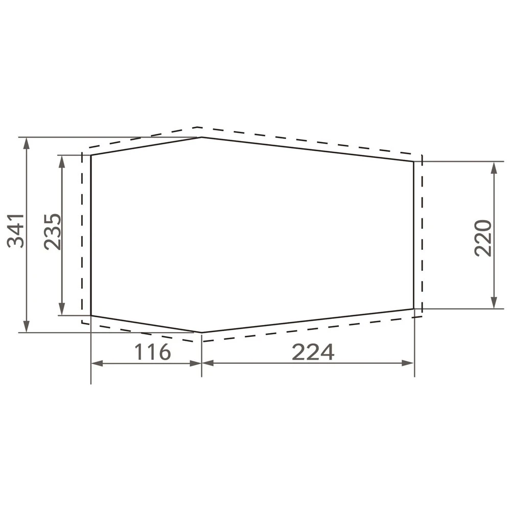 Vaude FP Drive Wing Zeltbodenplane Bark Damen, Herren 4 Vaude FP Drive Wing Zeltbodenplane Bark Damen, Herren – Bild 2