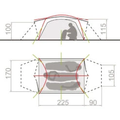 Vaude Mark 3P Bergzelt Green Damen, Herren -Geschäft für Outdoor-Campingausrüstung vaude mark 3p 142124000 green 04 grossZTx2bzoqeqHZ3